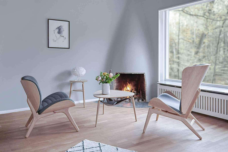 EOS Kaz Tüyü Avize Micro Beyaz 22cm Masa Lamba Başlığı Bonvagon