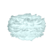 EOS Kaz Tüyü Avize Mini Açık Mavi 35cm Lambader Masa Lamba Başlığı Bonvagon