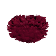 EOS Kaz Tüyü Avize Mini Kırmızı 35cm Lambader Masa Lamba Başlığı Bonvagon