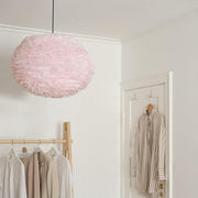 EOS Kaz Tüyü Avize Pembe 65cm Lambader Bonvagon