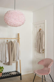 EOS Kaz Tüyü Avize Pembe 65cm Lambader Bonvagon