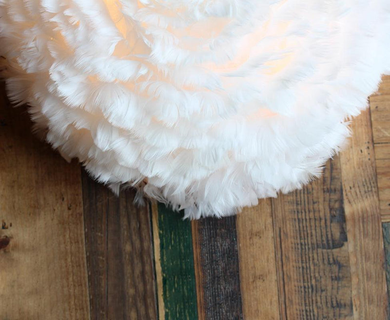 Eos Up Aplik Kaz Tüyü Avize 30cm Duvar Aplik Bonvagon