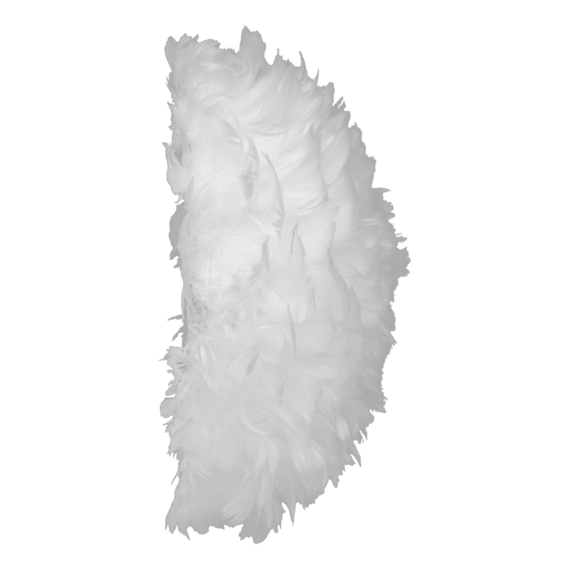 Eos Up Aplik Kaz Tüyü Avize 40cm Duvar Aplik Bonvagon