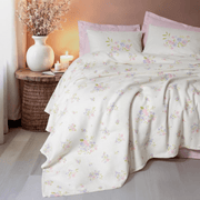 Estiva Çift Kişilik Pike Takımı Petal Pembe Bonvagon