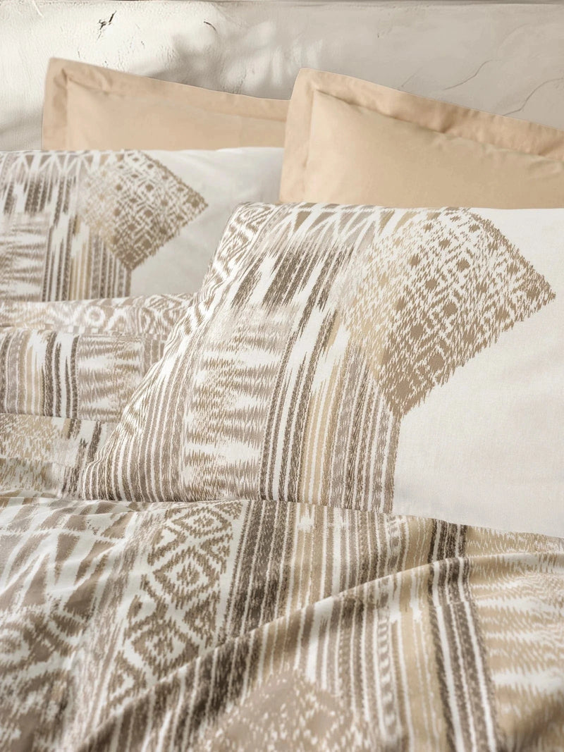 Ethnic Amara Karamel çift Kişilik Nevresim Takımı Bonvagon