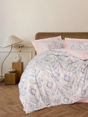 Ethnic Tek Kişilik Nevresim Takımı Mosola Somon Bonvagon