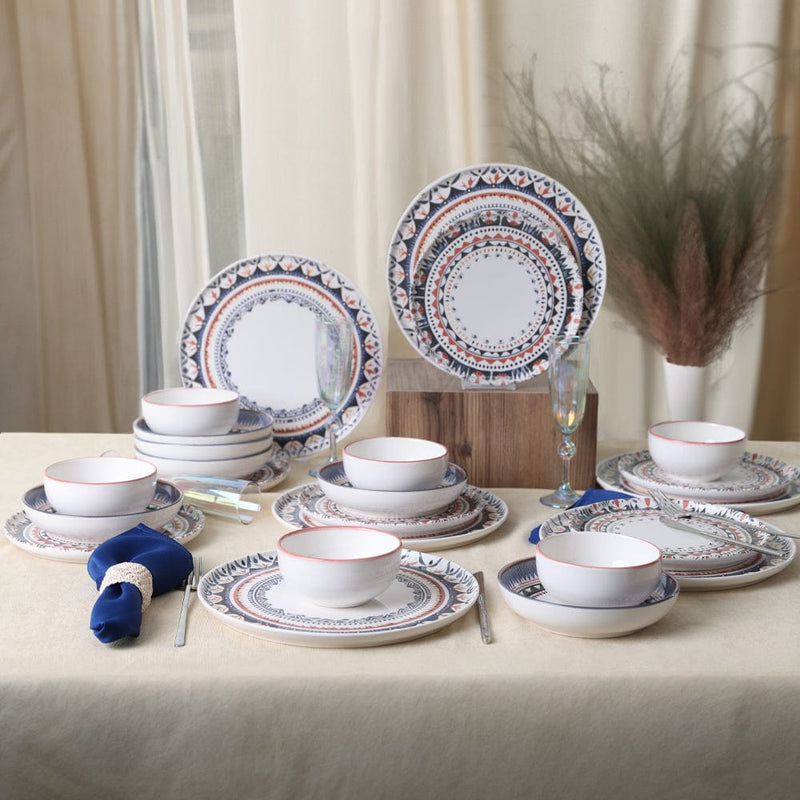 Ethnic Yemek Takımı 24 Parça 6 Kişilik