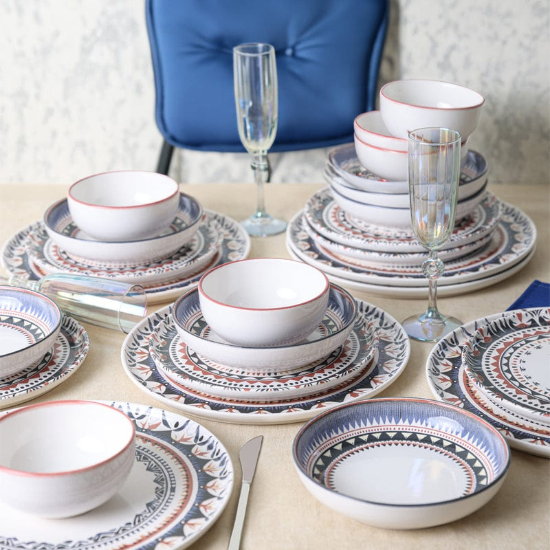 Ethnic Yemek Takımı 24 Parça 6 Kişilik Bonvagon