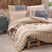 Ethnic Nevresim Takımı Çift Kişilik Dakota Gri Bonvagon