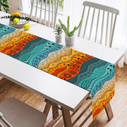 Etnik Desen Tasarımlı Dijital Baskılı Modern Süet Runner
