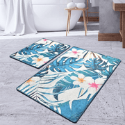 Exotic Dijital Baskılı 2li Set Banyo Paspas ve Halısı, Kaymaz Taban, Yıkanabilir Bonvagon