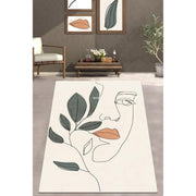 Face Dijital Baskılı Halı, Kaymaz Taban, Yıkanabilir Bonvagon