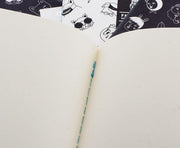 Facial Masks Animals H5 Çizgisiz Not Defteri Beyaz Bonvagon