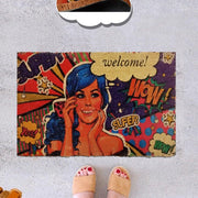 Fancy Doğal Koko Hindistan Cevizi Kapı Önü Paspas 60x40cm Bonvagon