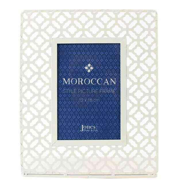 Fas Stili Fotoğraf Çerçevesi Krem Bonvagon