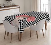 Fashion Girl Dijital Baskılı 3D Masa Örtüsü Bonvagon