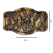 Feathers 45x75cm Doğal Koko Hindistan Cevizi Kapı Önü Paspas Morgen Bonvagon