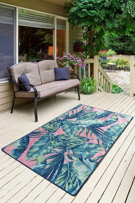 Fenix Pink Dijital Baskılı Halı, Kaymaz Taban, Yıkanabilir Bonvagon