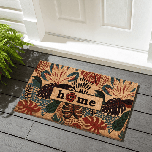 Feuille Doğal Koko Hindistan Cevizi Kapı Önü Paspas 60x40cm Bonvagon