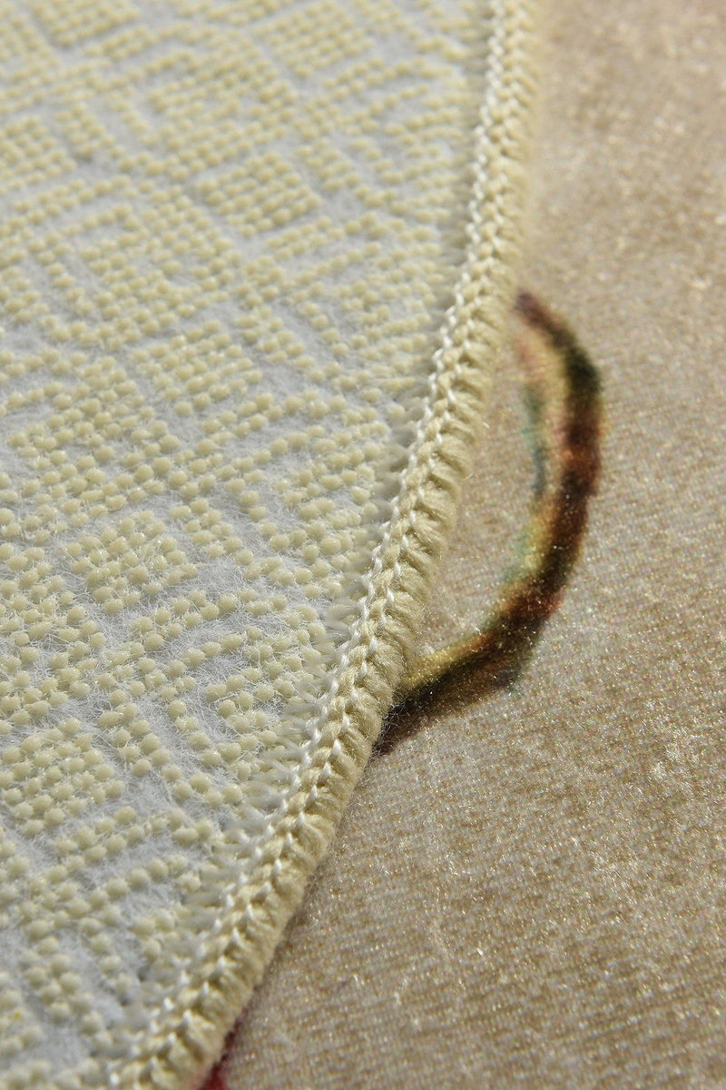 Fincan 2li Set Dijital Baskılı Banyo Halısı, Kaymaz Taban, Yıkanabilir Bonvagon