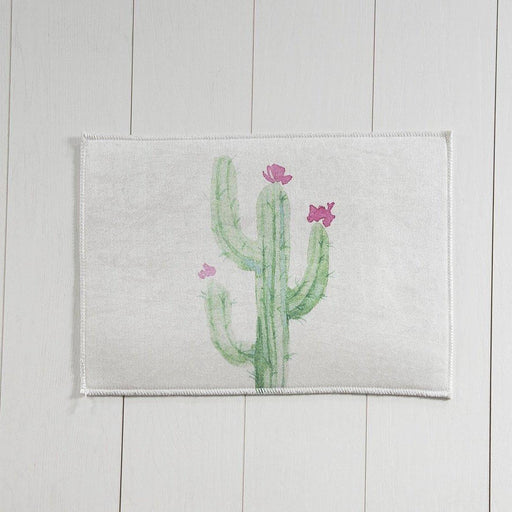 Fiore 40x60cm Dijital Baskılı Banyo Halısı, Kaymaz Taban, Yıkanabilir Bonvagon