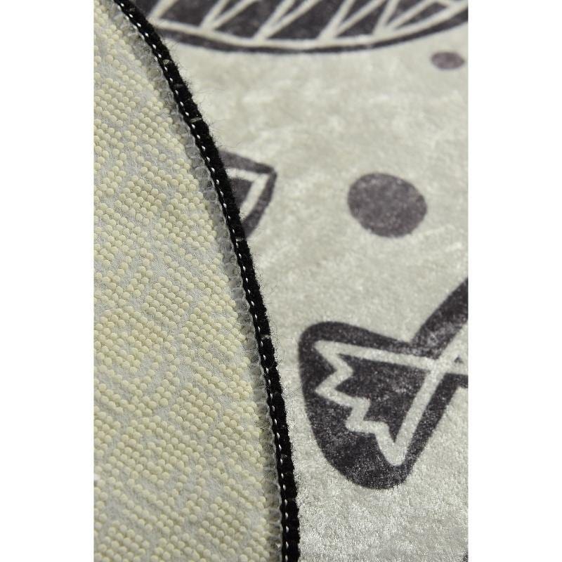 Fish White Dijital Baskılı Banyo Halısı, Kaymaz Taban, Yıkanabilir Bonvagon