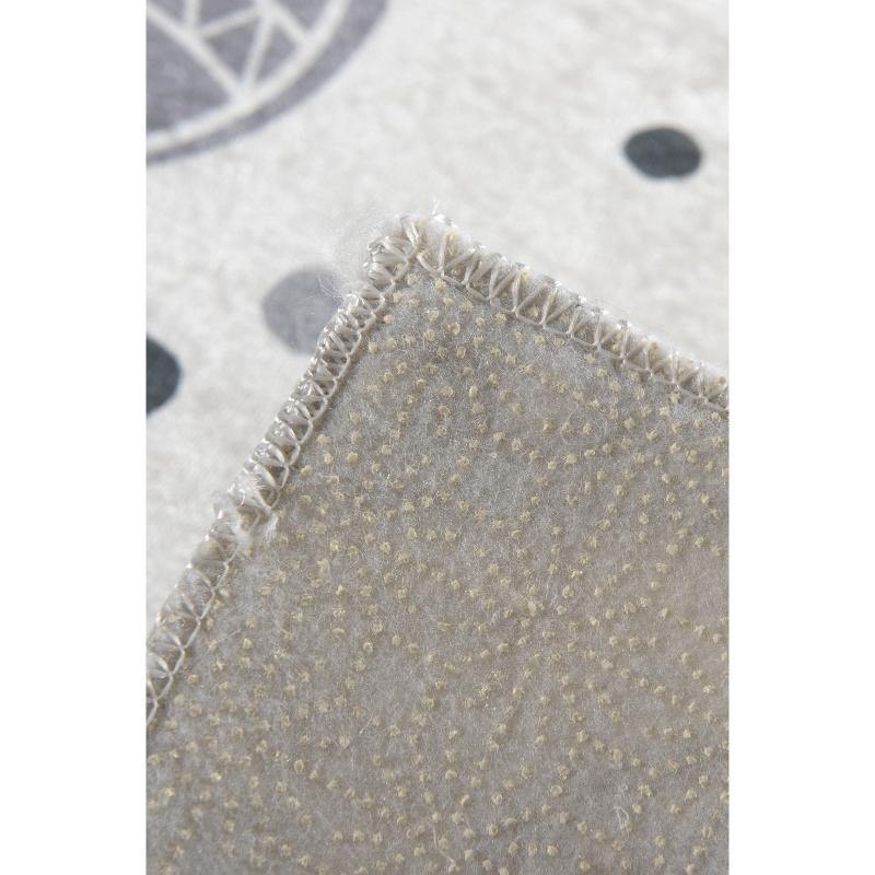 Fish White Dijital Baskılı Banyo Halısı, Kaymaz Taban, Yıkanabilir Bonvagon