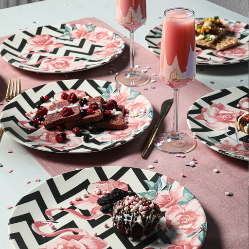 Flamingo Servis Tabağı 26cm 6 Adet - 18309 Bonvagon