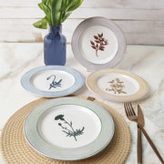 Floral Essence Assos Pasta Tabağı 22 Cm 4 Adet / 22890-93-94-22949 Bonvagon