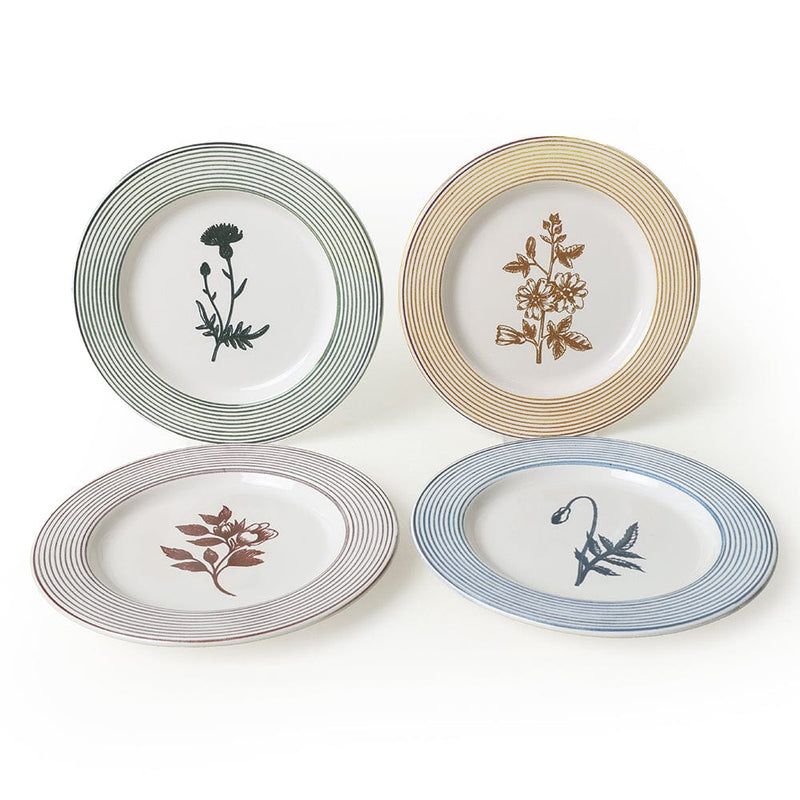 Floral Essence Assos Pasta Tabağı 22 Cm 4 Adet / 22890-93-94-22949 Bonvagon