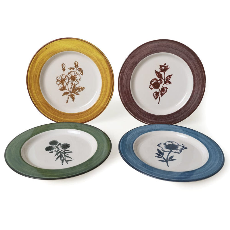 Floral Essence Servis Tabağı 28 Cm 4 Adet 22889-91-92 Bonvagon