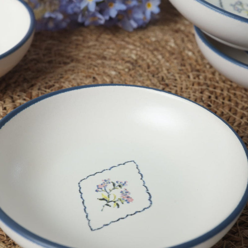 Floral Waves Halka Sosluk / Çerezlik 13 cm 6 Adet Bonvagon