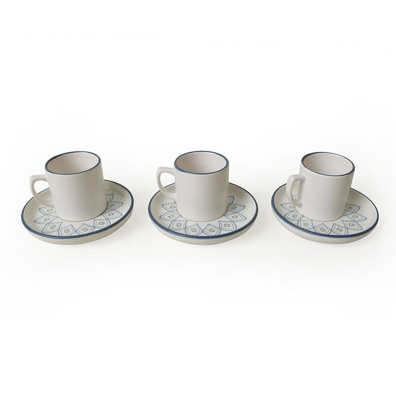 Floral Waves Nordic Kahve Takımı 12 Parça 6 Kişilik 22669-71 Bonvagon