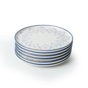 Floral Waves Nordic Pasta Tabağı 22 cm 6 Adet Bonvagon