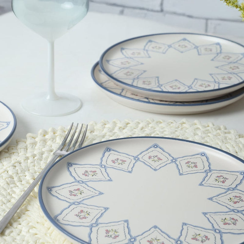 Floral Waves Nordic Pasta Tabağı 22 cm 6 Adet Bonvagon