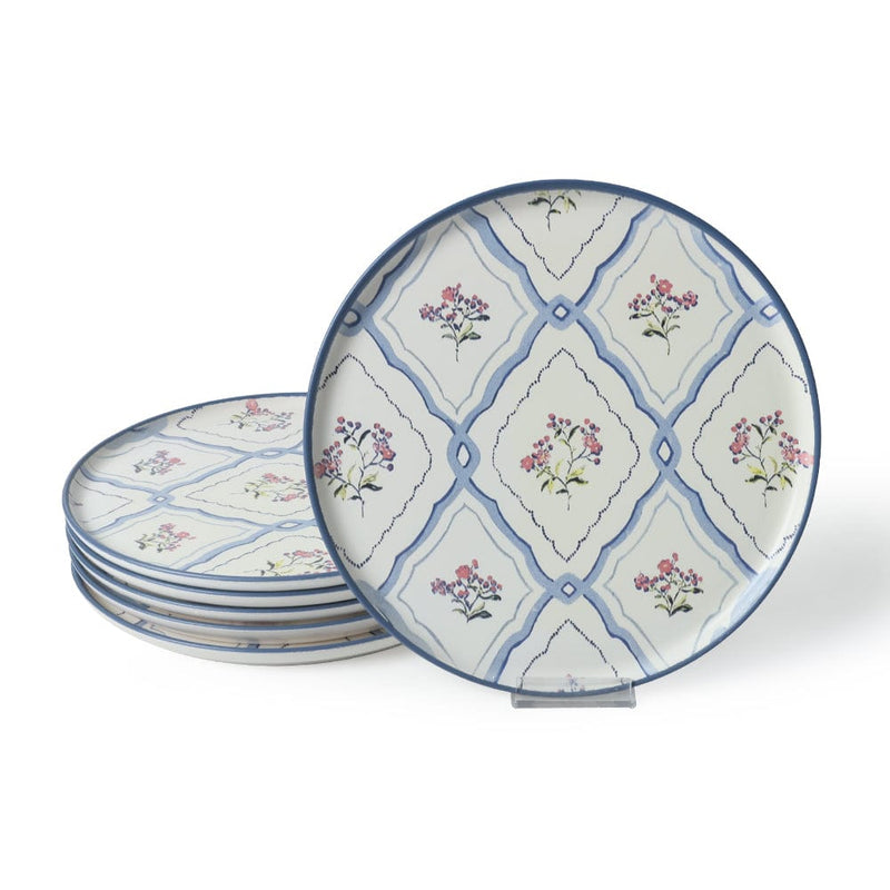 Floral Waves Nordic Servis Tabağı 28 cm 6 Adet Bonvagon