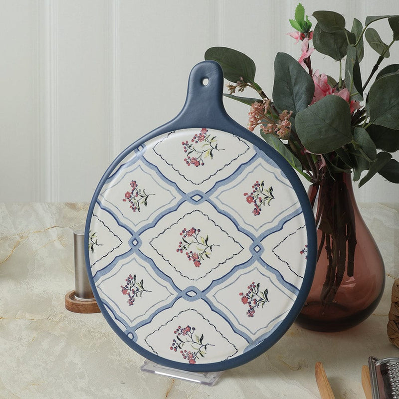 Floral Waves Peynir Sunum Tabağı 26 Cm 22668 Bonvagon