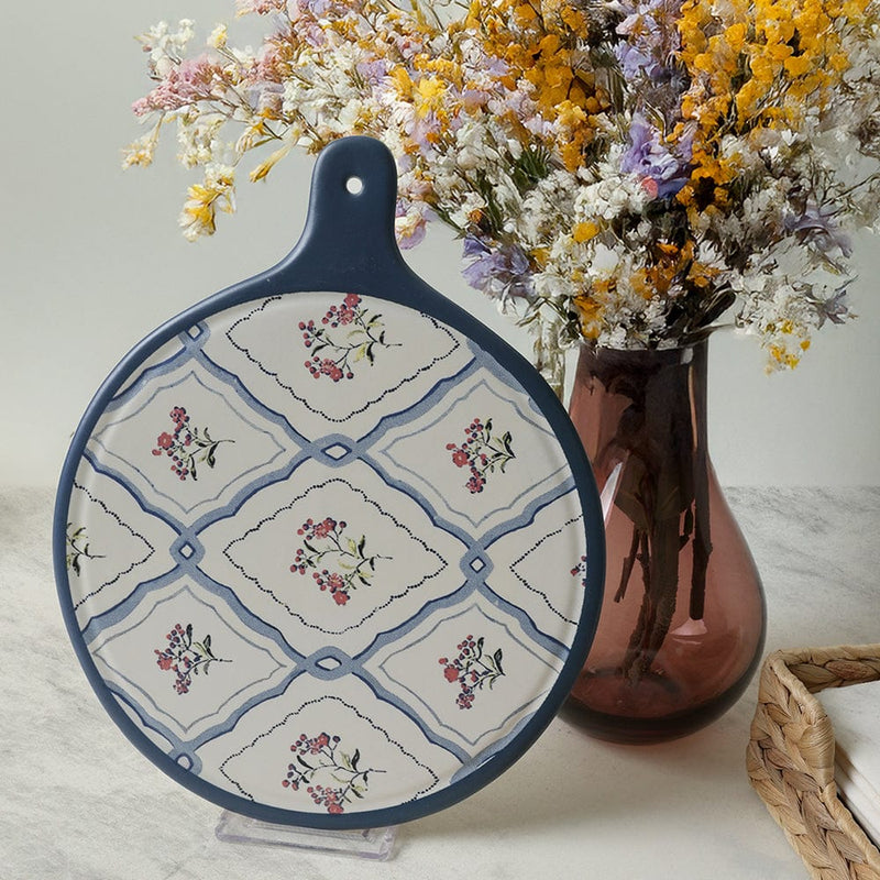 Floral Waves Peynir Sunum Tabağı 26 Cm 22668 Bonvagon