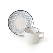 Floral Waves Stackable Çay Takımı 12 Parça 6 Kişilik Bonvagon