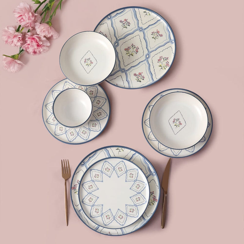 Floral Waves Yemek Takımı 24 Parça 6 Kişilik Bonvagon