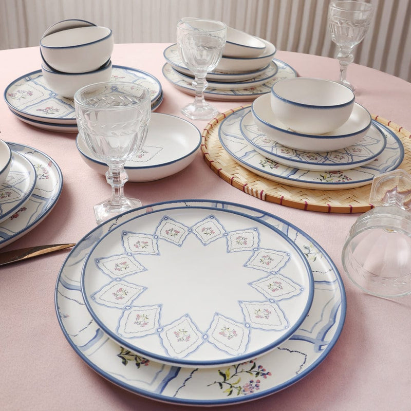 Floral Waves Yemek Takımı 24 Parça 6 Kişilik Bonvagon