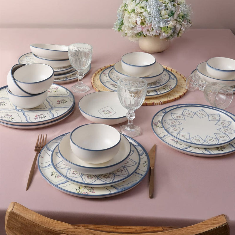 Floral Waves Yemek Takımı 24 Parça 6 Kişilik Bonvagon