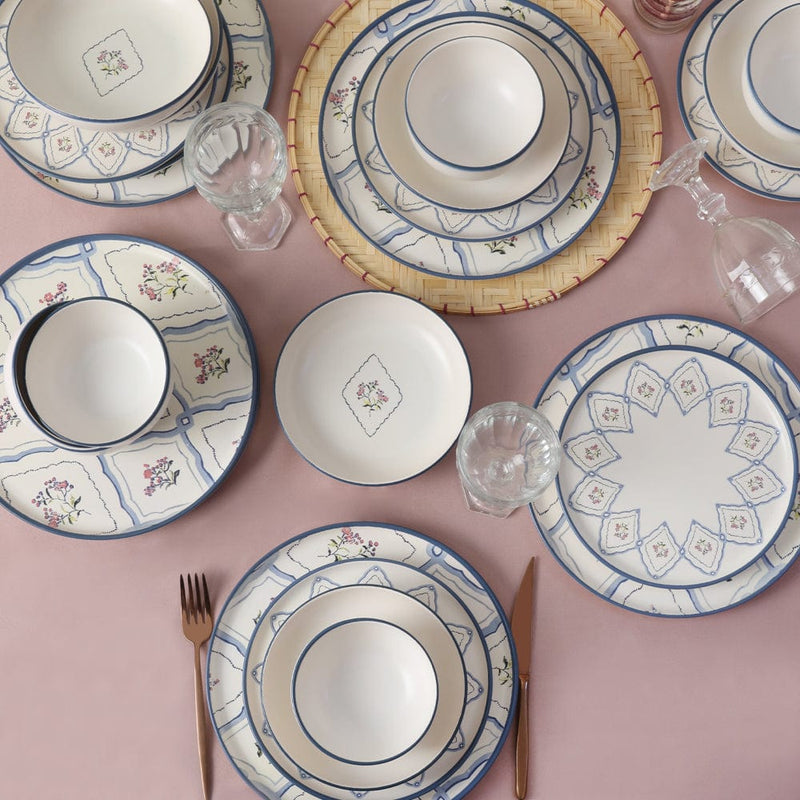 Floral Waves Yemek Takımı 24 Parça 6 Kişilik Bonvagon