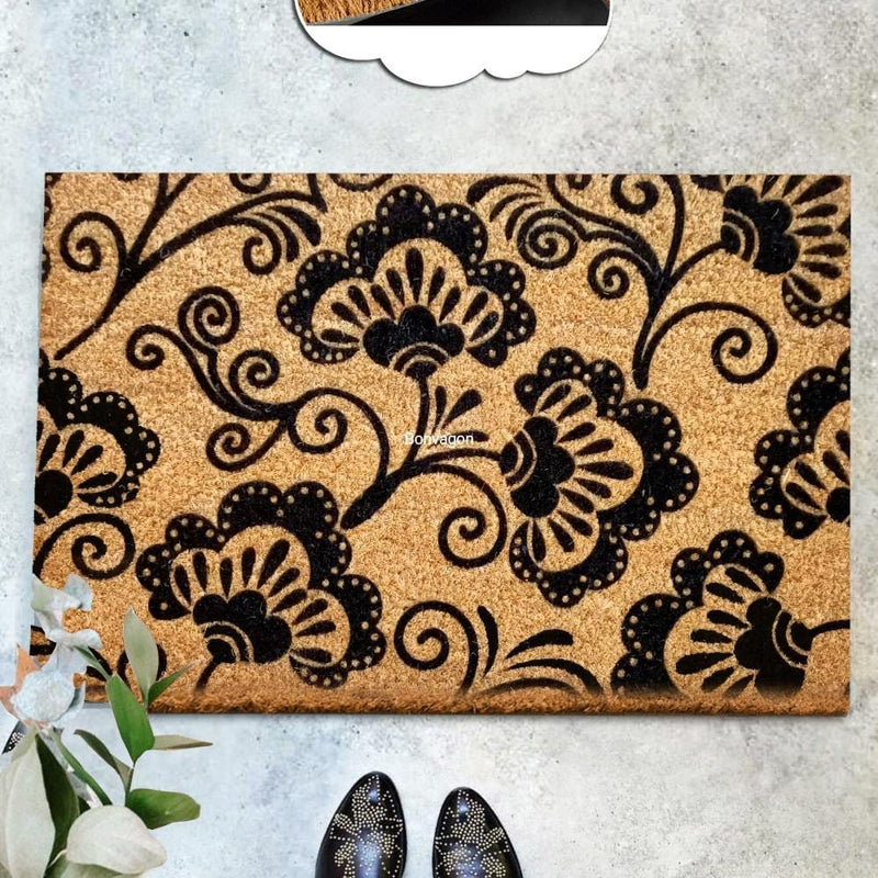 Flos Aridan Doğal Koko Hindistan Cevizi Kapı Önü Paspas 60x40cm