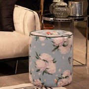 Flowers Blue White Puf Bonvagon