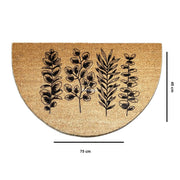 Flowers Diesen 45x75cm Doğal Koko Hindistan Cevizi Kapı Önü Paspas