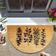 Flowers Diesen 45x75cm Doğal Koko Hindistan Cevizi Kapı Önü Paspas Bonvagon