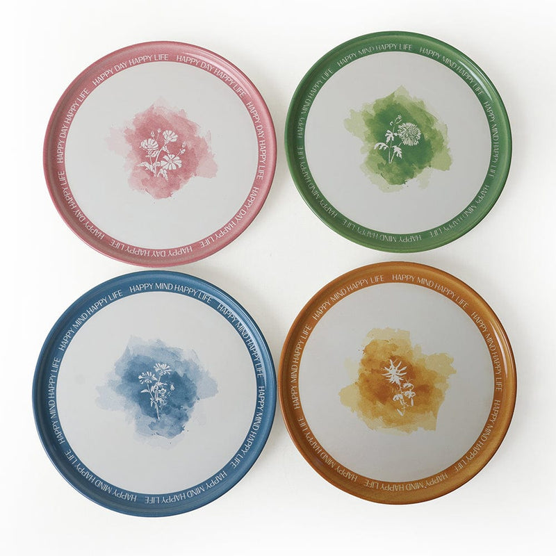 Flowers Mottolu Nordic Pasta Tabağı 22 Cm 4 Adet 22804-05 Bonvagon