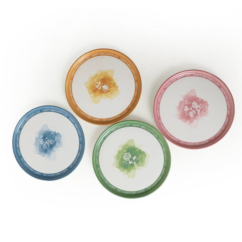 Flowers Mottolu Nordic Pasta Tabağı 22 Cm 4 Adet 22804-05 Bonvagon