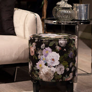 Flowers Painting Ayaklı Puf Bonvagon